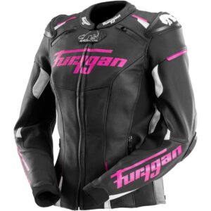 Blouson Furygan Raptor Lady en cuir avec protections et inserts extensibles