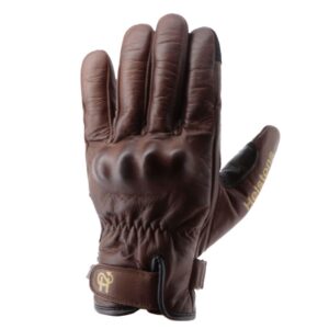 Gants Helstons SKA EVO à paume cuir, dos textile et manchette courte