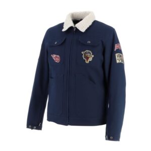 Blouson Helstons Wisconsin en toile coton canvas avec doublure fixe