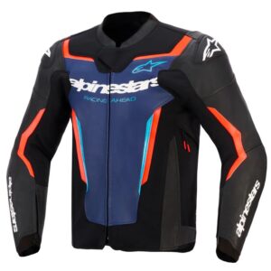 Blouson moto Alpinestars GP FORCE V2 en cuir avec doublure thermique amovible