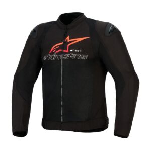 Blouson moto Alpinestars SMX AIR avec panneaux en mesh et protections intégrées