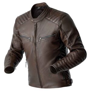 Blouson moto RST Roadster Air D3O en cuir perforé avec protections intégrées