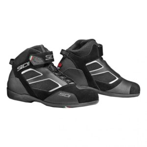 Baskets moto Sidi Meta noires, modèle de chaussure moto au format basket