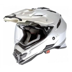 Casque trail AFX FX-41DS blanc avec visière amovible et double écran solaire