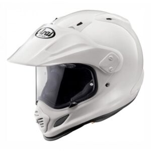 Casque Arai TOUR-X 4 Diamond White en taille XS pour route et tout-terrain