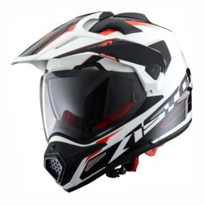 Casque Astone CROSS TOURER GRAPHIC ADVENTURE blanc et noir en taille XS