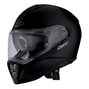 Casque intégral Caberg Drift noir mat avec visière Pinlock et écran solaire rétractable