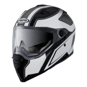 Casque intégral Caberg Stunt noir mat et anthracite avec double visière