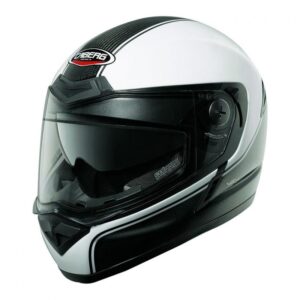 Casque intégral Caberg V2X Carbon blanc, modèle en carbone proposé en taille XL