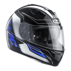 Casque intégral HJC TR-1 SKYRIDE MC2 avec écran solaire et boucle micrométrique