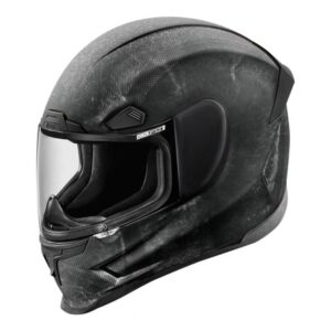 Casque Icon Airframe Pro Construct noir avec écran traité anti-buée, taille XS