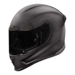 Vue du casque Icon Airframe Pro avec écran traité anti-buée