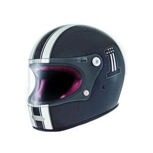 Casque intégral Premier Trophy au style rétro avec écran anti-rayure