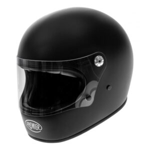 Casque intégral Premier Trophy noir mat, écran anti-rayure et coque légère