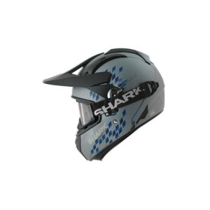 Casque intégral Shark EXPLORE-R ARACHNEUS argent bleu noir à écran panoramique