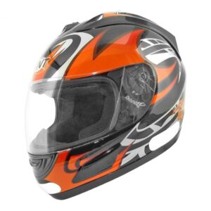 Casque intégral TNT Sirius07 noir et rouge proposé en taille XS