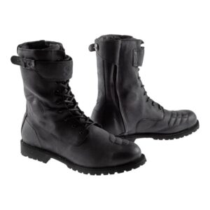Chaussures Alpinestars Oscar Firm noires au style vintage café racer