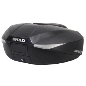 Top case Shad SH58X finition carbone avec volume réglable sur trois positions