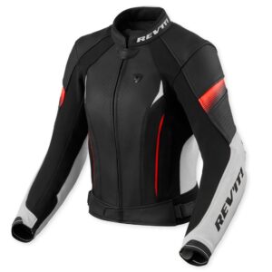 Blouson Rev it Xena 4 Ladies en cuir avec zones perforées et protections