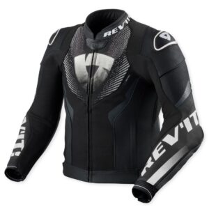 Blouson moto Rev it HYPERSPEED 3 AIR en cuir perforé à coupe sportive