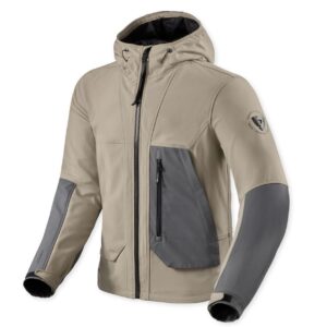 Blouson moto Rev it BOSON en softshell extensible avec capuche et poches