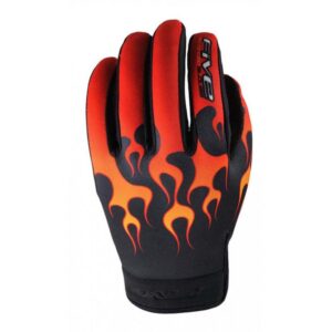 Gants Five Planet Fashion Flammes, paire de gants moto proposée en taille S