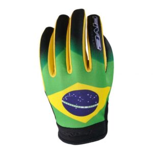 Gants Five Planet Patriot, modèle Brésil présenté en taille S