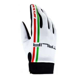 Gants Five Planet Patriot présentés en taille XS, variante Italie