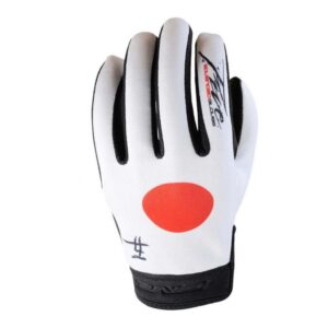 Gants Five Planet Patriot Japon présentés comme une paire pour la route
