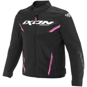 Blouson moto Ixon STRIKER 2 KID enfant avec doublure thermique amovible et membrane étanche.