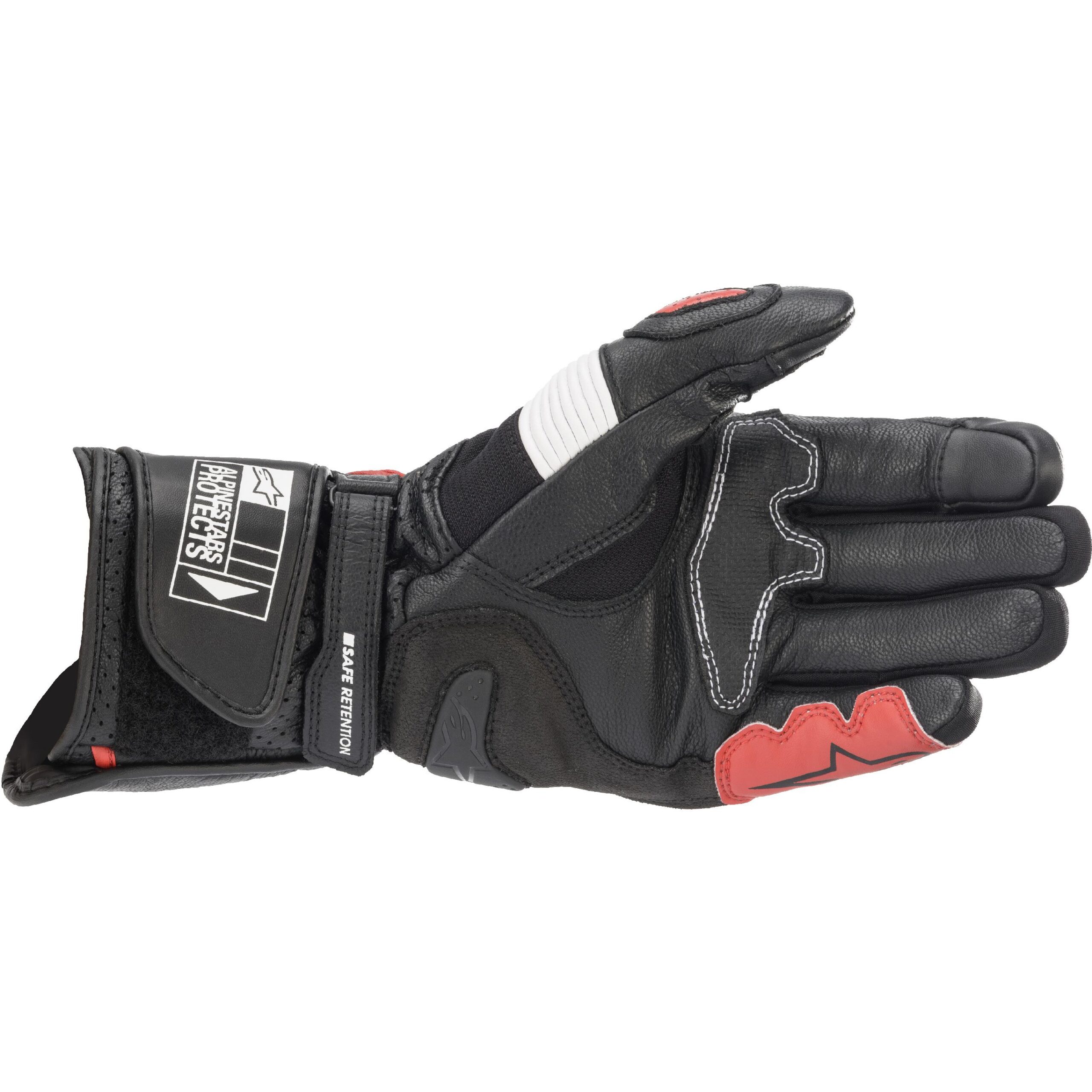 Gants Alpinestars SP-2 V3 en cuir avec manchette longue et protections — vue 2