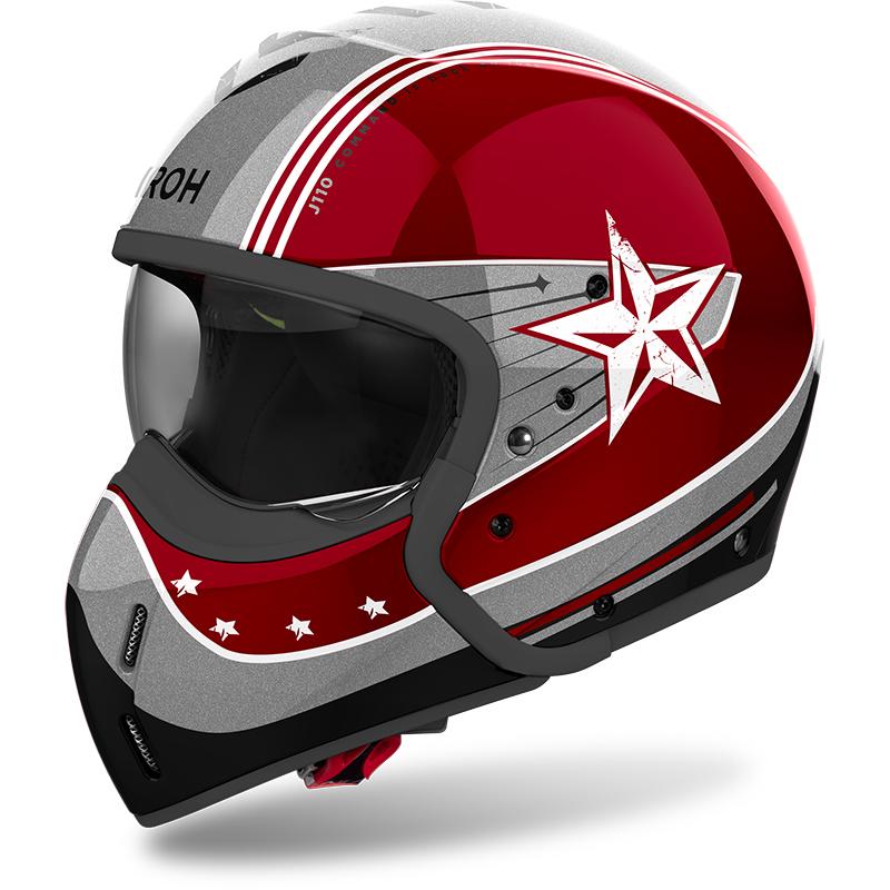 Casque AIROH J 110 COMMAND modulable avec mentonnière amovible et grand écran