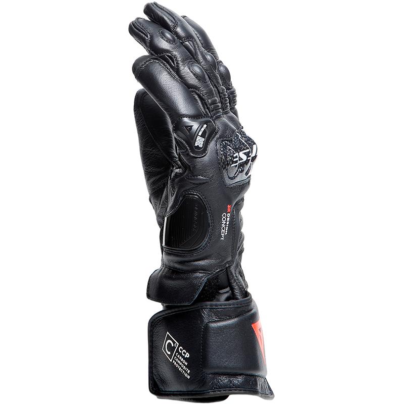 Gants Dainese Carbon 4 Long Leather avec manchette longue et protections articulaires — vue 2