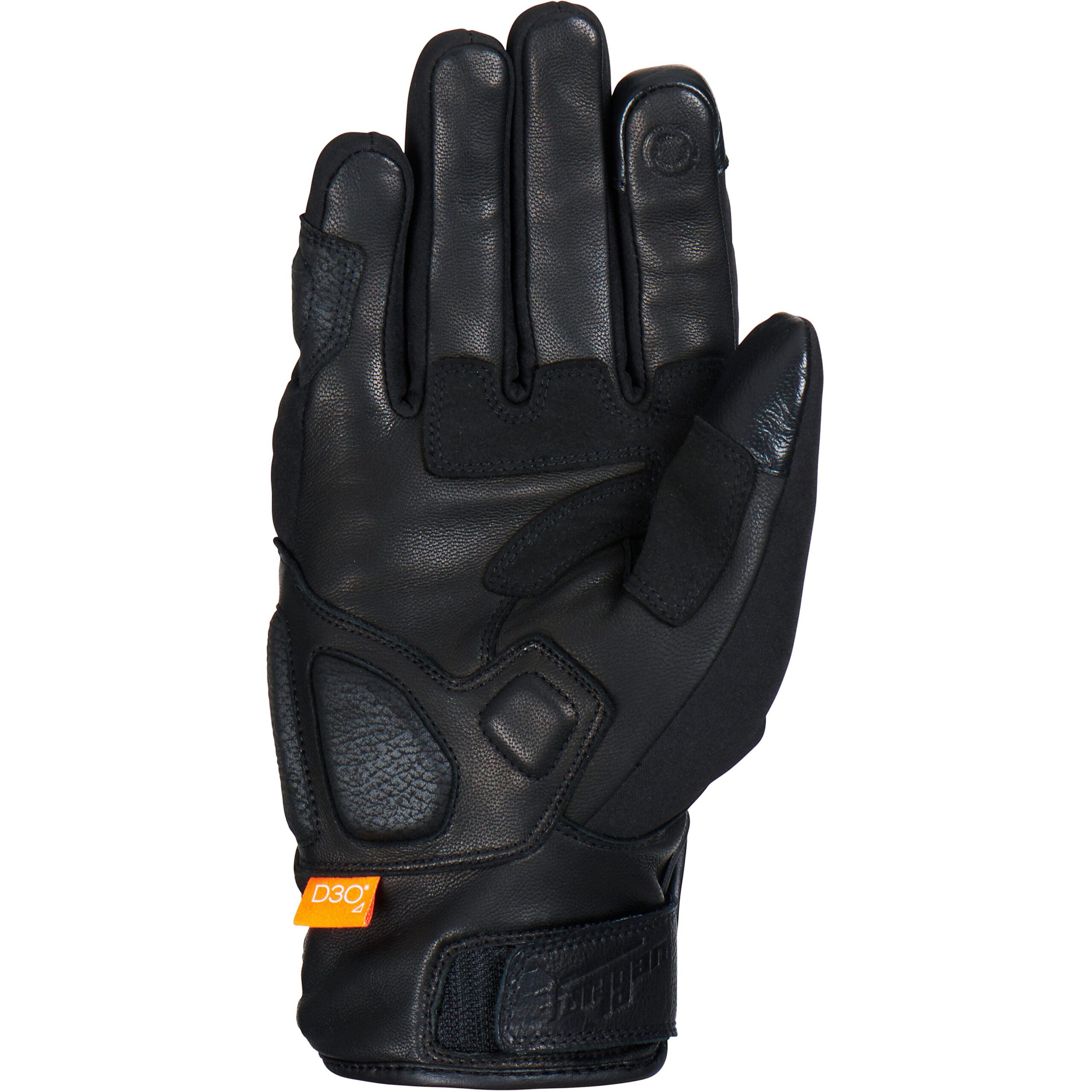 Gants Furygan Charly D3O avec paume cuir et protections métacarpiennes D3O — vue 2