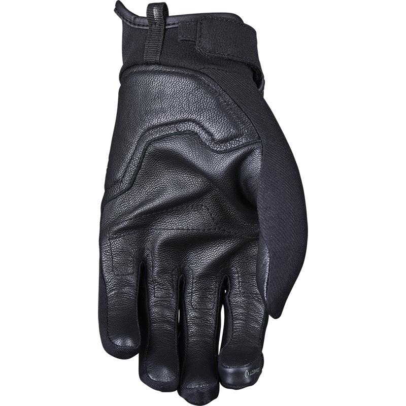 Gants moto Five FLOW avec paume en cuir et coque de protection — vue 2