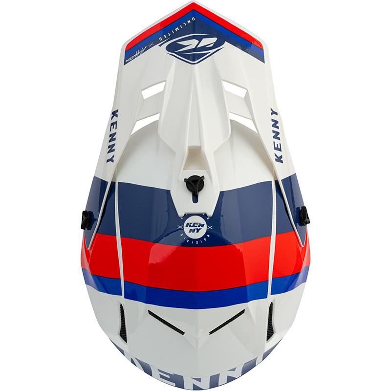 Casque cross KENNY PERFORMANCE GRAPHIC intégral tout-terrain à mentonnière fixe — vue 2