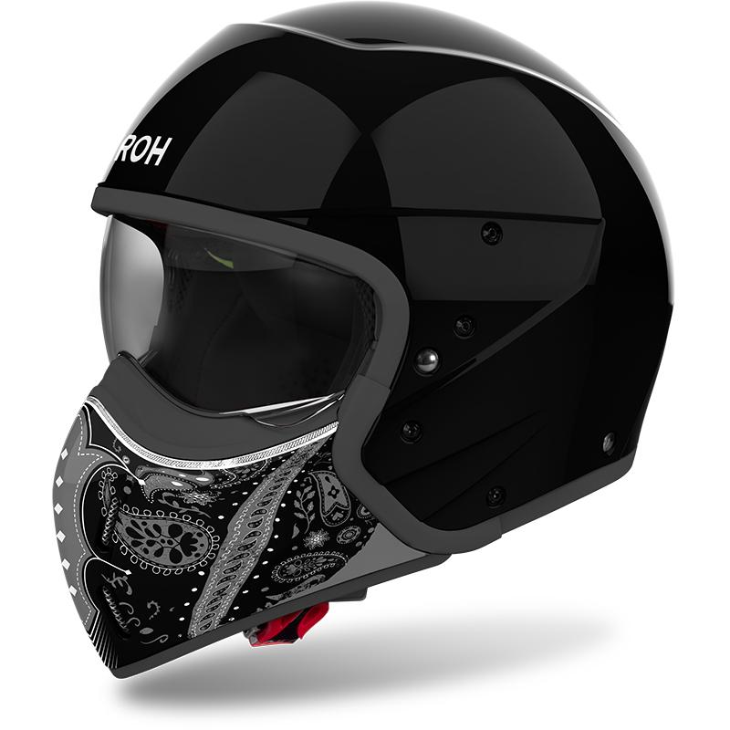 Casque modulable AIROH J 110 PAESLY avec mentonnière amovible et écran large