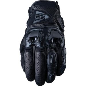 Gants Five SF2 avec dessus en cuir, tissu Airmesh et coques visibles