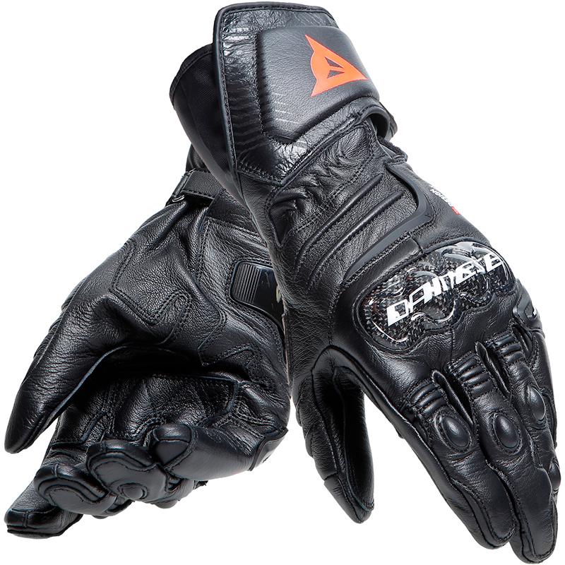 Gants Dainese Carbon 4 Long Leather avec manchette longue et protections articulaires