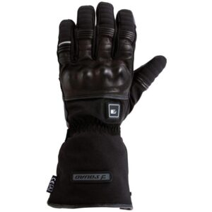 Gants chauffants ESQUAD MISANO en cuir avec protections TPU et paume renforcée