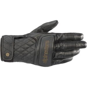 Gants Alpinestars Brass d’été en cuir de chèvre avec coque aux phalanges