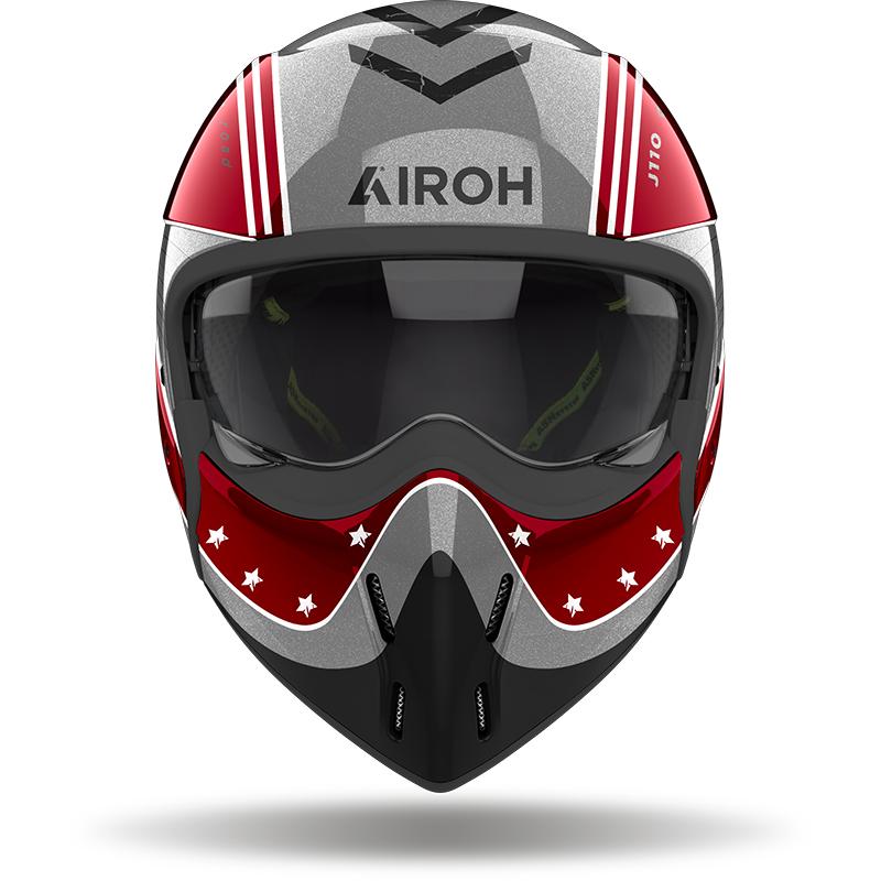 Casque AIROH J 110 COMMAND modulable avec mentonnière amovible et grand écran — vue 2
