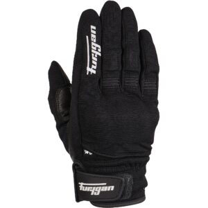 Gants Furygan Jet Kid D3O pour enfant, cuir et textile, coque métacarpienne.