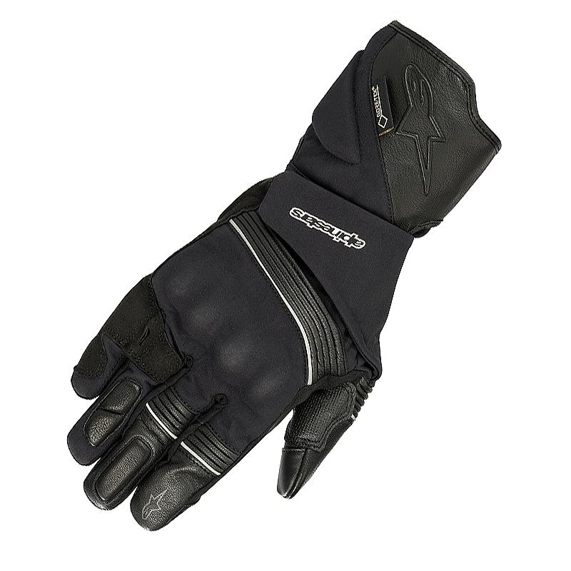 Les gants Alpinestars Jet Road V2 avec membrane GORE-TEX et coque de protection.