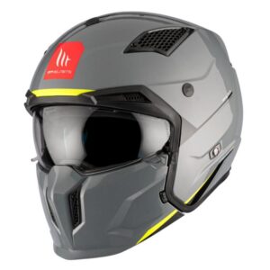 Casque jet MTHELMET STREETFIGHTER SV S avec mentonnière amovible