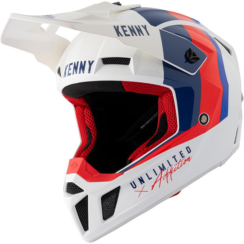 Casque cross KENNY PERFORMANCE GRAPHIC intégral tout-terrain à mentonnière fixe