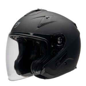 Casque jet DXR SODDY avec écran solaire intégré et coque ABS