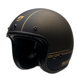 Casque jet DXR ELEMENT SUGAR HILL avec écran fumé et coque ABS