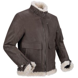 Blouson moto Segura AERONOT en cuir avec protections et poches