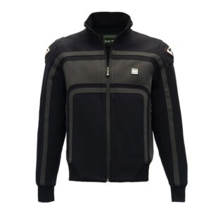 Veste moto Blauer Easy Rider noire et grise en néoprène pour homme